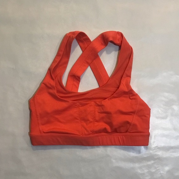 Lululemon Orange sports bra size 2 - Picture 1 of 2